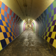 Illustration for article titled This Subway Tunnel Looks Like A Portal To A Psychedelic Fantasy World